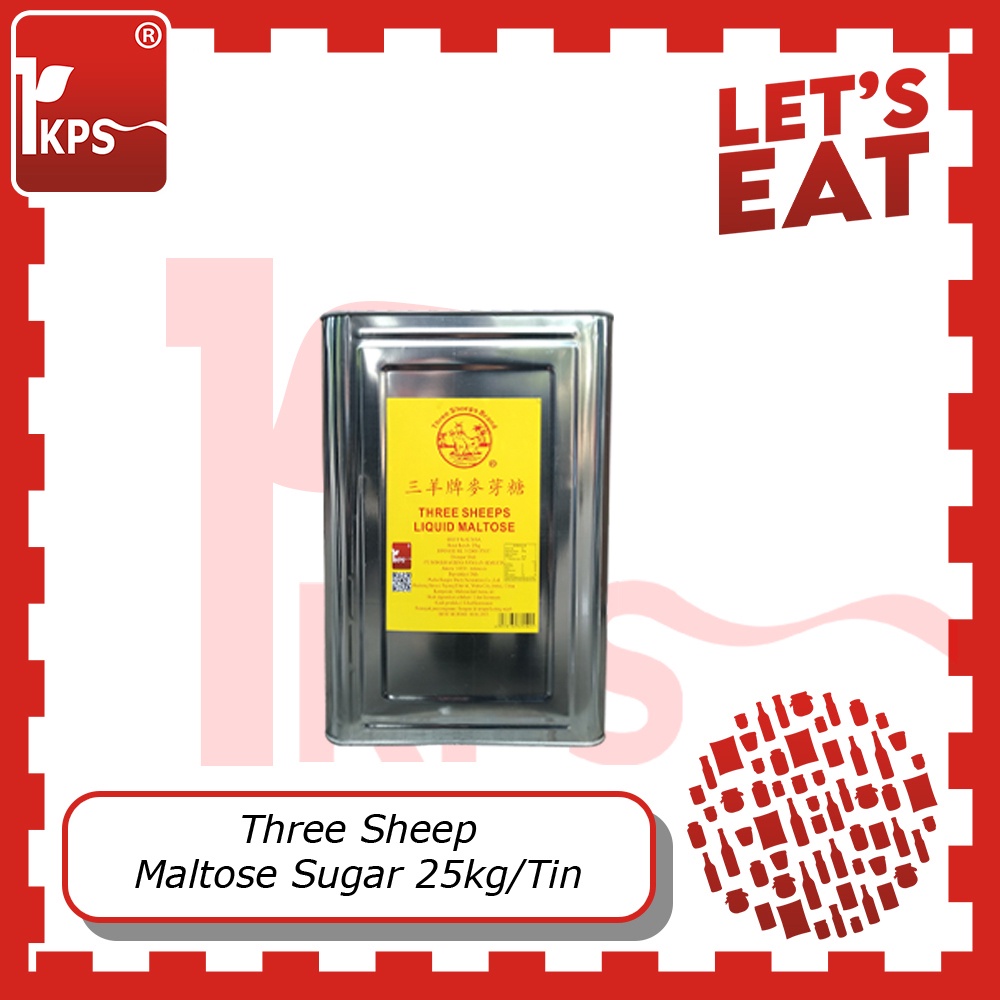 

Maltose Sugar 1Tin @ 25kg / Gula Beko / Maltose Syrup "Three Sheep
