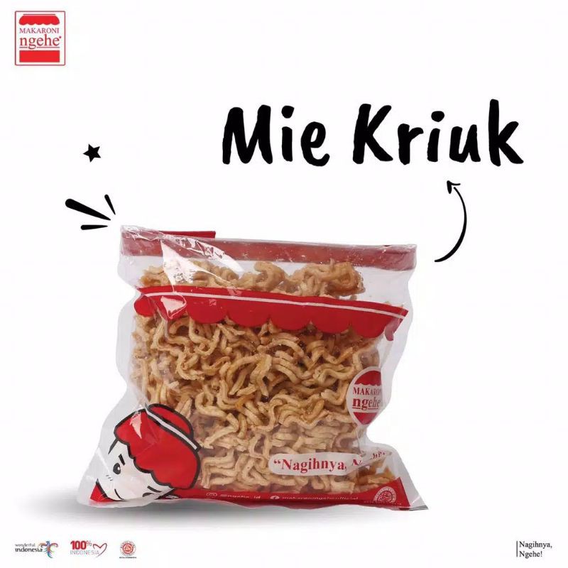 

MIE KRIUK ORIGINAL MAKARONI NGEHE