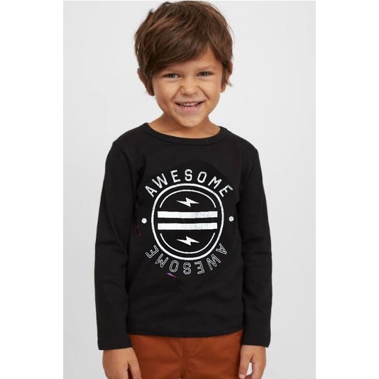 Kaos Anak Anko 1-8 tahun transportation-Black awesome