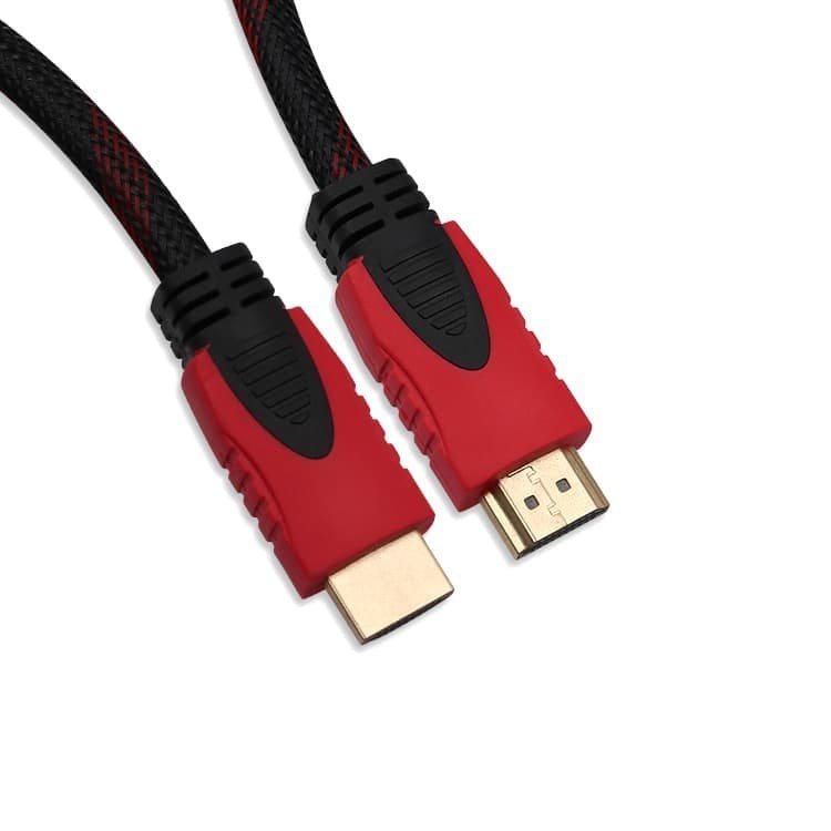 KABEL HDMI 3M SERAT JARING HDMI TO HDMI 3 m 1080P V1.4 3D HQ hdmi to hdmi cable