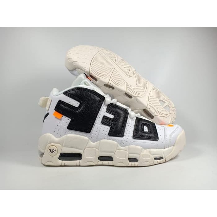 Sepatu Basket Air More UpTempo Off White