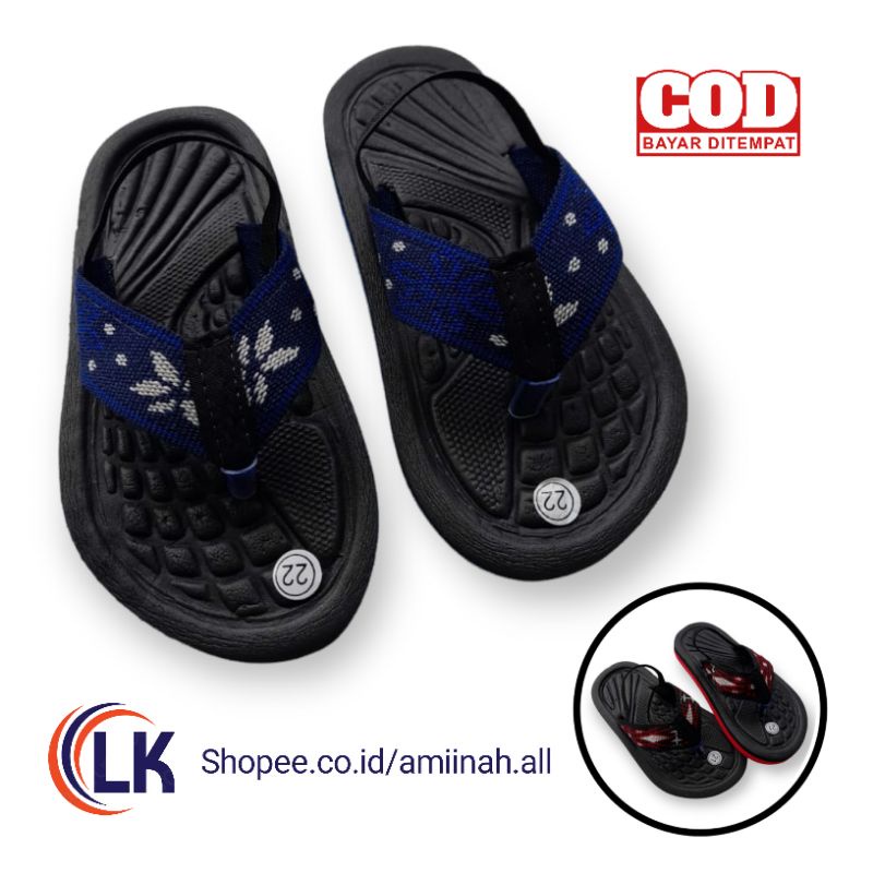 Sepatu Sandal Anak Bayi Balita - Sandal Jepit Anak Tali Belakang New