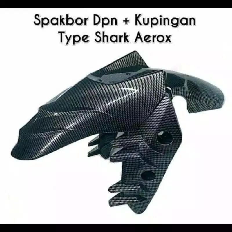 SPAKBOR DEPAN AEROX 155 CARBON/ SPAKBOR DEPAN SHARK CARBON AEROX 155