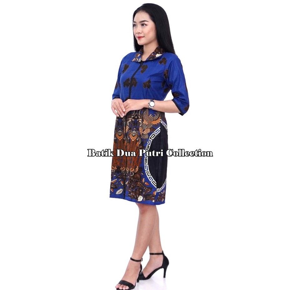 Batik Wanita Dres Dan Kemeja Batik Pria Sunbolong By Batik Dua Putri