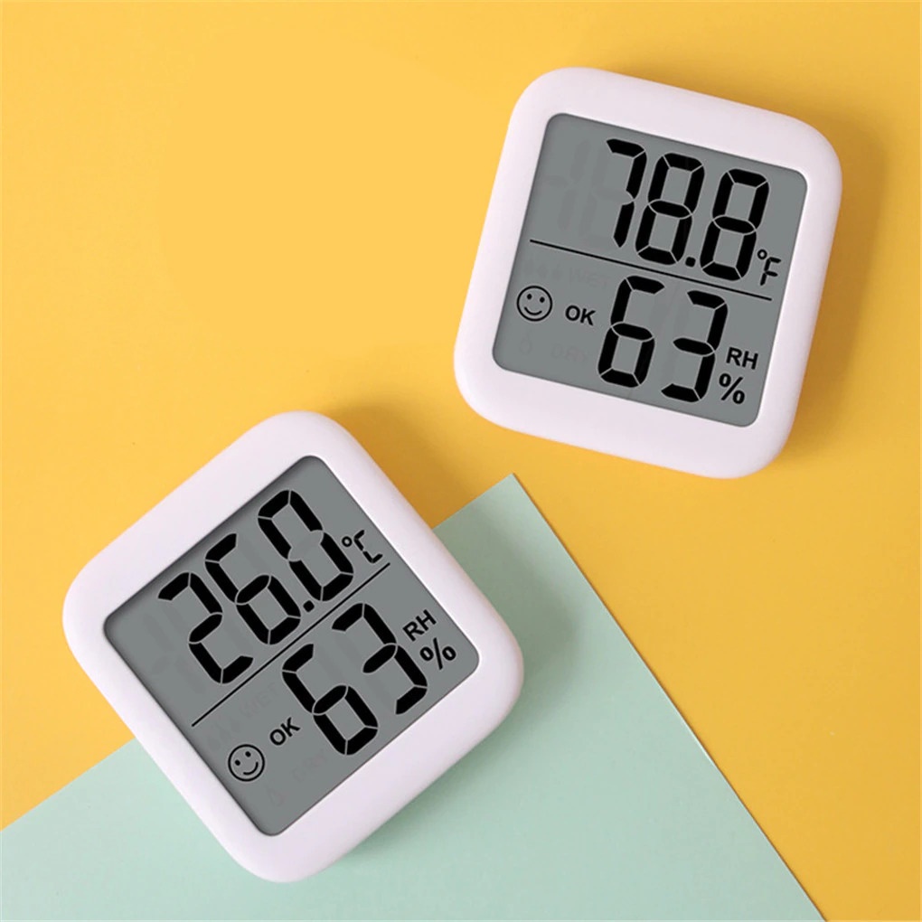 Bisa COD Alat Pengukur Temperatur Dan Kelembapan Udara Thermometer Hygrometer Sensor LCD Display