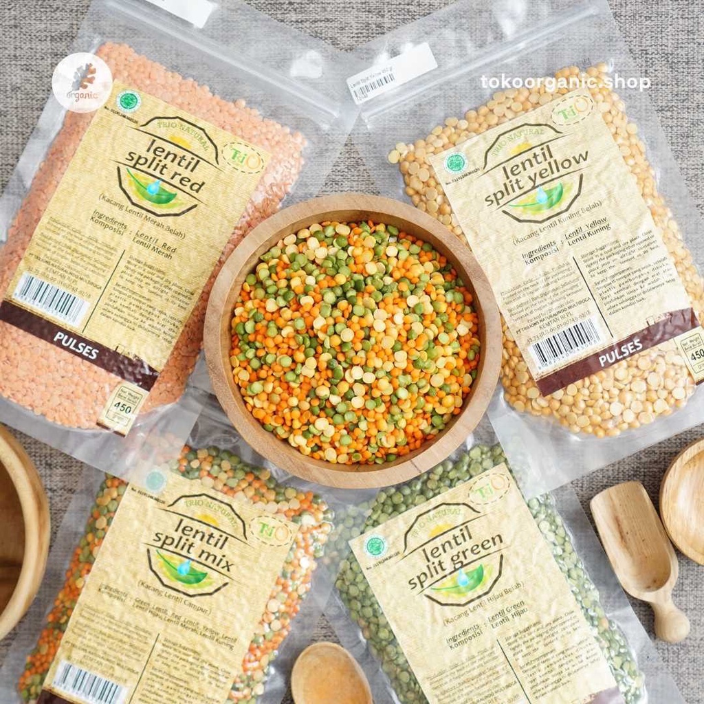 

Lentil Split 450gr - Trio Narural