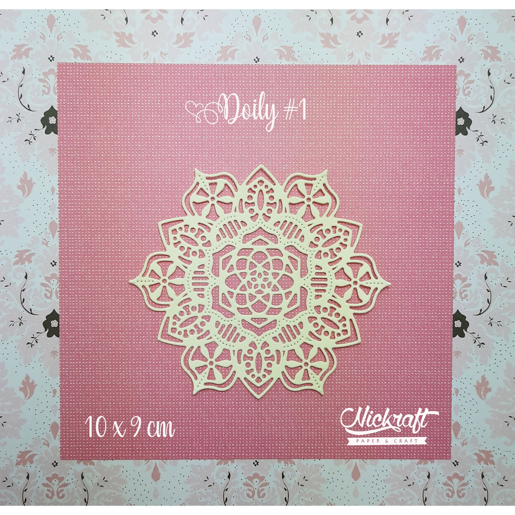 

DOILY PAPER #1 / KERTAS DOILY - Bahan Scrapbook Mahar