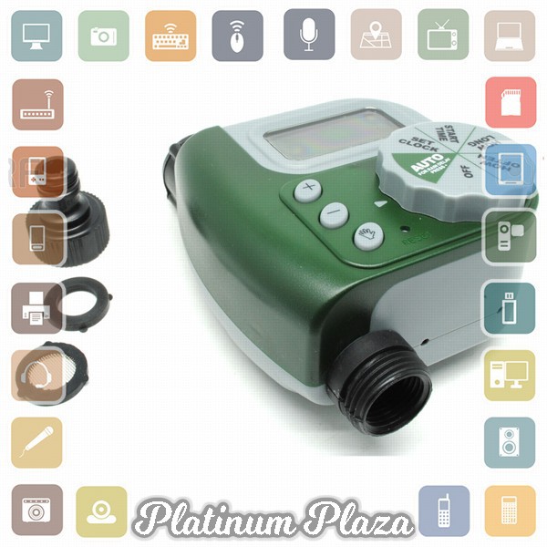 Digital Timer Keran Air Taman Otomatis - Green`90TP5J-