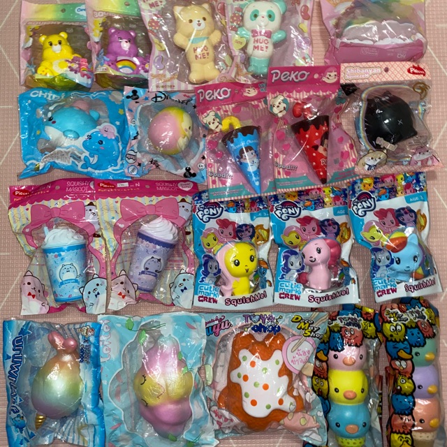 Promo Flash Sale Squishy NIC CHIBI DISNEY PEKOCHAN PICNIC LITTLEPONY TOYBOXSHOP LEILEI RARE