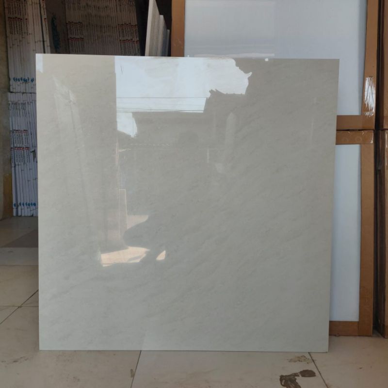 Granit lantai 100x100 Crystle white indogress KW C