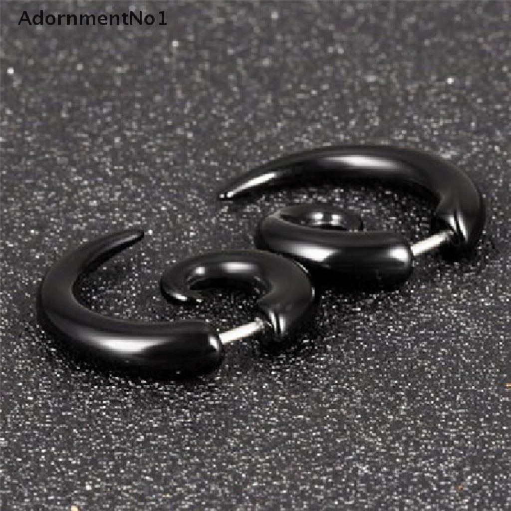 (AdornmentNo1) Anting Tusuk Gaya Punk Rock Bahan PVC Anti Alergi Untuk Pria / Wanita