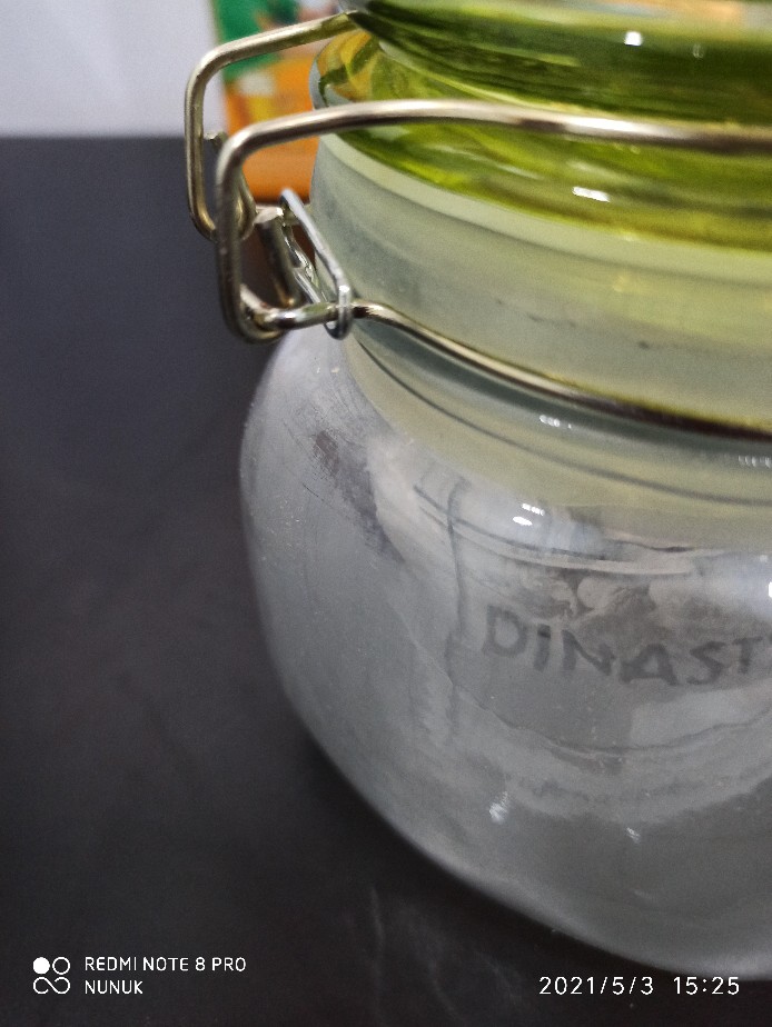 Toples Kaca Hermetico Warna / Toples Madu Storage Jar Hm 750 Gl Tutup Warna Warni (per Biji)