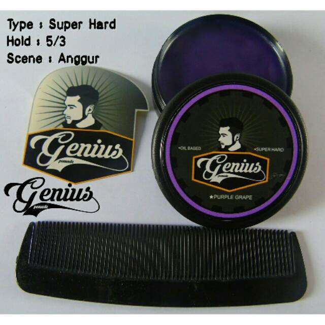 POMADE OILBASED GENIUS POMADE MINYAK RAMBUT POMADE GROSIR MURAH ISI 55GRAM