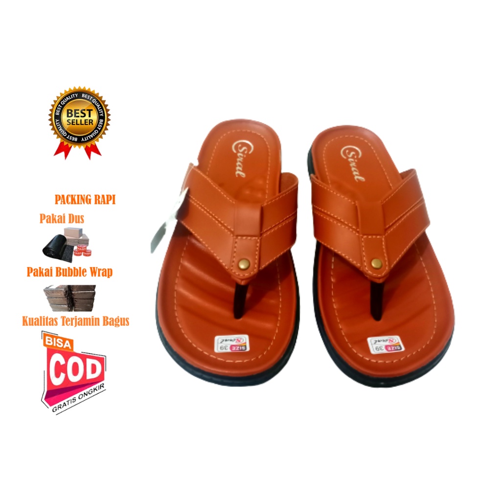 Sandal Jepit Pria Siral | Selop Pria Terbaru Terlaris