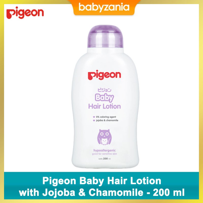 Pigeon Baby Hair Lotion Bayi with Jojoba &amp; Chamomile - 200 ml