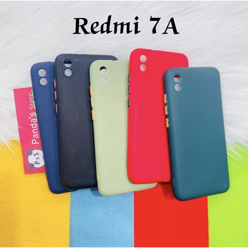 Case Redmi 7A Babycase + Pelindung Kamera, Makaron Full Color (PsS)