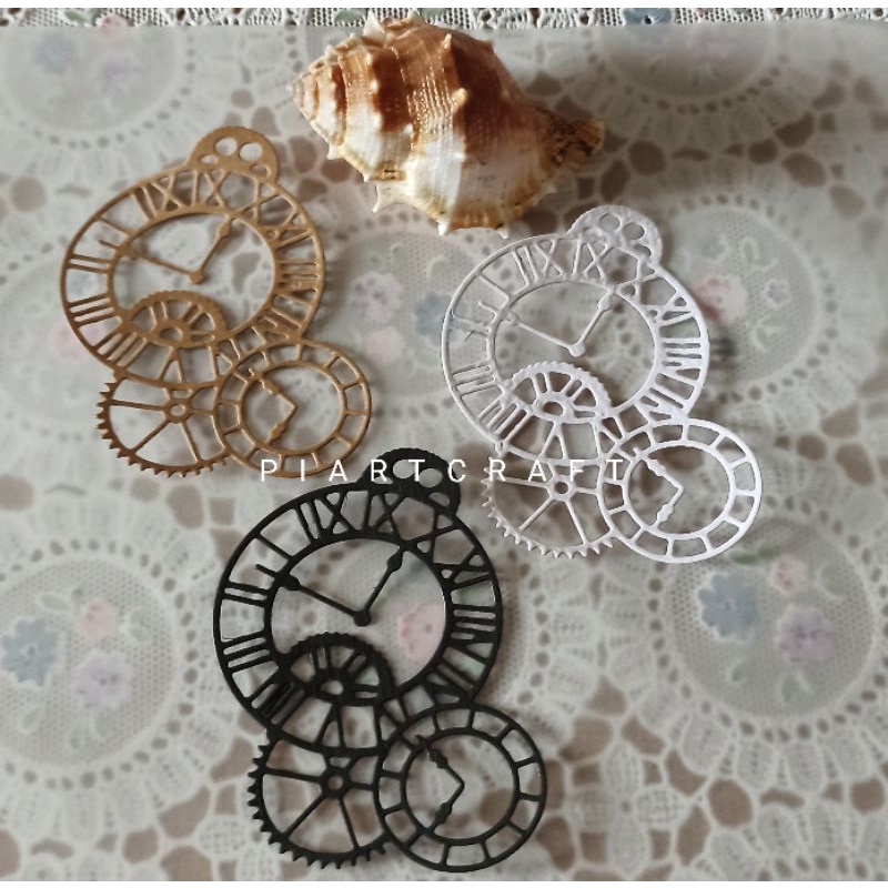

Gear Jam (isi 3 pcs) - Dies cut / cut dies DIY Scrapbook / vintage journal / diary / bujo