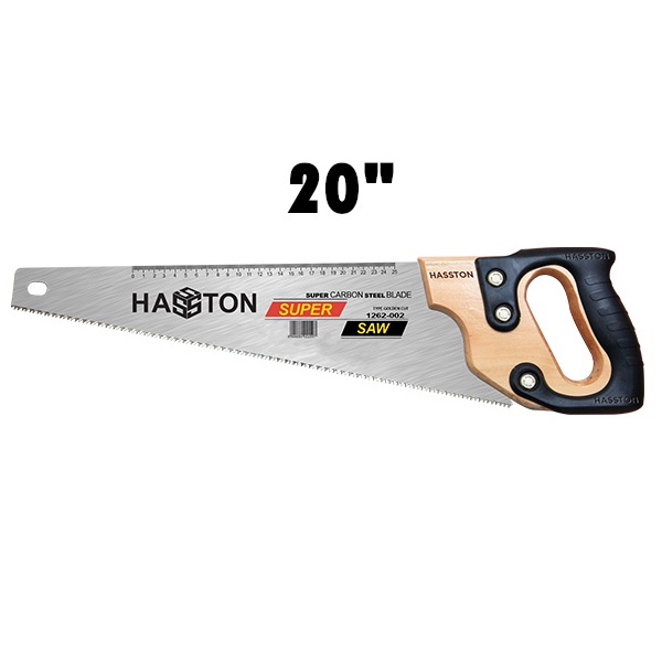 Gergaji Tangan Gagang Kayu Karet 14&quot; 18&quot; 20&quot; HASSTON PROHEX / Hand Saw 14 18 20 Inch Gorok Gangang Kayu Karet Fiber HASTON PROHEX