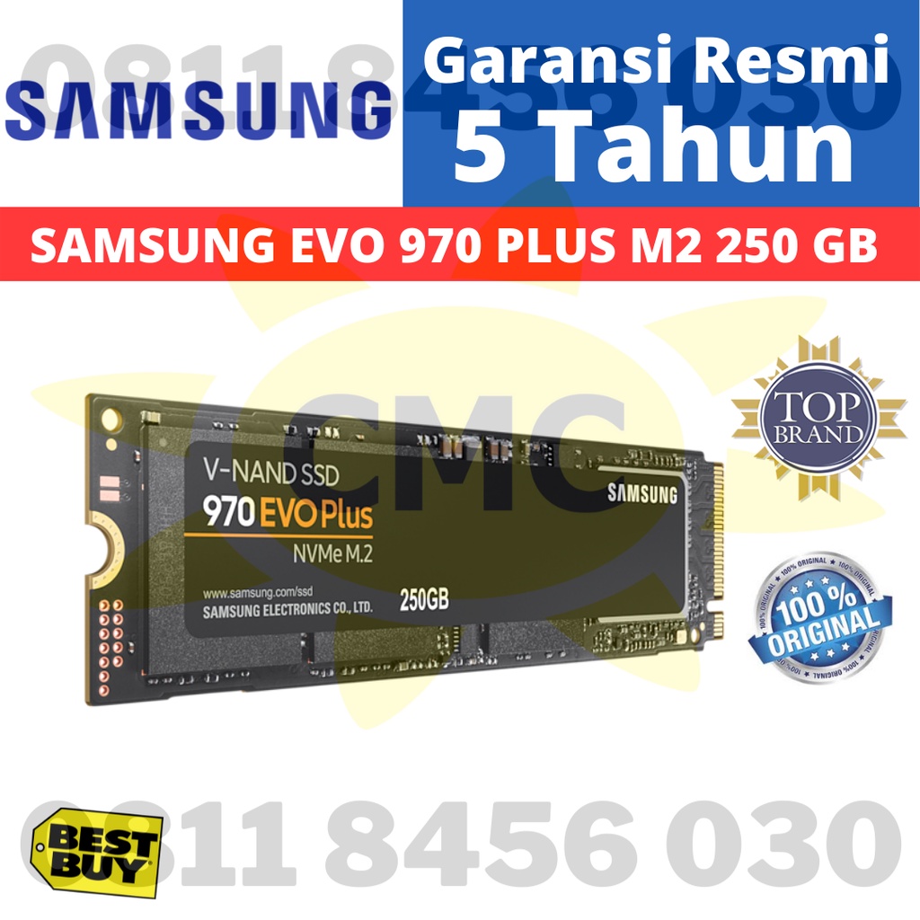 Samsung SSD 970 EVO PLUS M.2 NVMe 250GB GARANSI RESMI HOT SALE ITEM