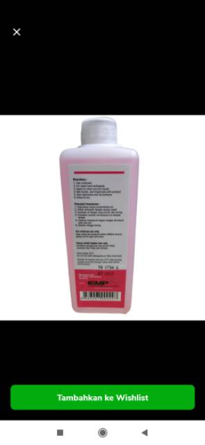 E-CARE ENSEVAL ANTISEPTIC HAND RUB HAND SANITIZER TANPA BILAS