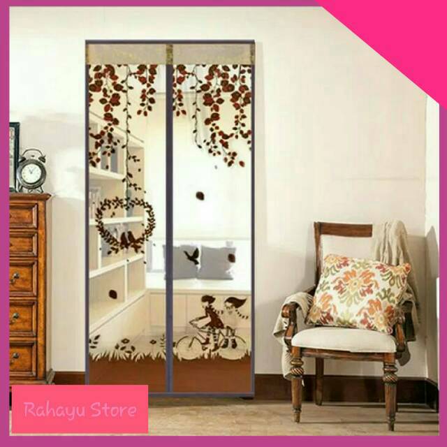 RS TIRAI PINTU LOVEBIRD Tirai magnet kusen pintu rumah tirai bagus tirai murah tirai otomatis