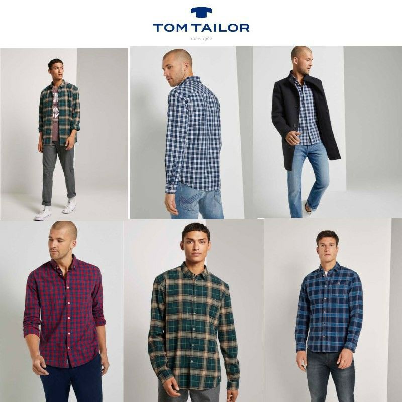 Kemeja Flanel Tom Tailor Pria