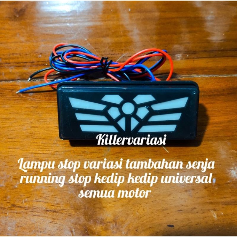 LAMPU STOP VARIASI TAMBAHAN UNIVERSAL SEMUA MOTOR SENJA RUNNING STOP KEDIP KEDIP NYALA SESUAI VIDEO