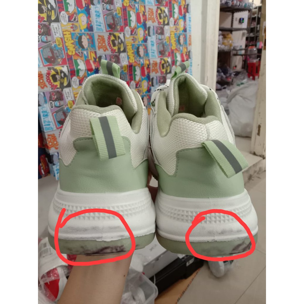 OBRAL SEPATU  ZIG ZAG NON LED RIJEK TAPI MASIH LAYAK PAKAI