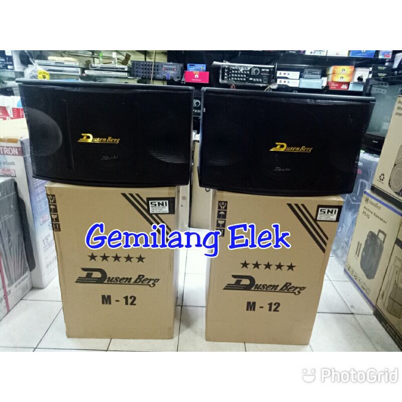 SPEAKER PASIF KARAOKE DUSENBERG M-12 (12 INCH) ORIGINAL