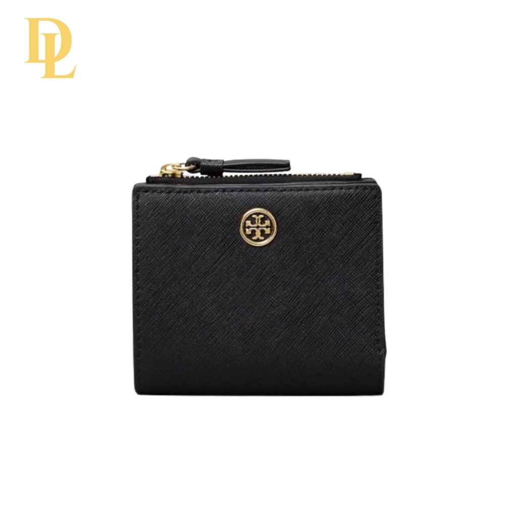 Tory Burch Robinson Mini Wallet Black