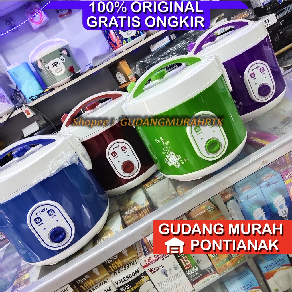 Ricecooker TURBO new Pananak nasi penghangat Magiccom Rice Cooker Turbo CRL - 1182 magic com UNGU / PURPLE