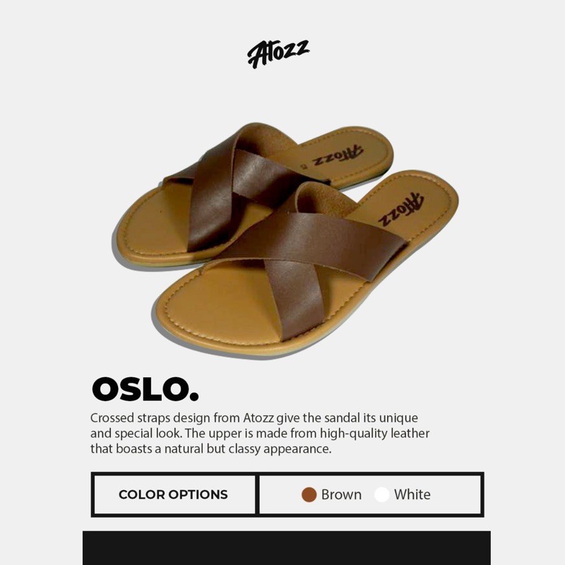 OSLO - BROWN  ( Sandal Wanita )