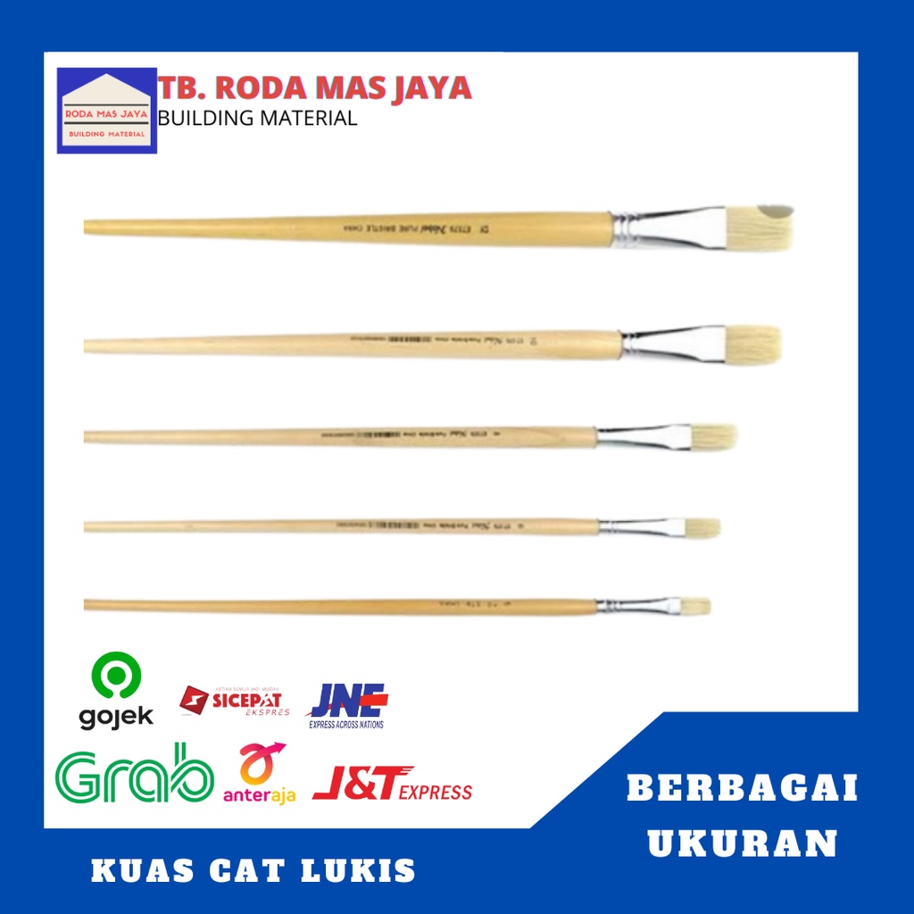 

Kuas Lukis/Kuas Cat Air/Brush No. 4, 6, 10, 12