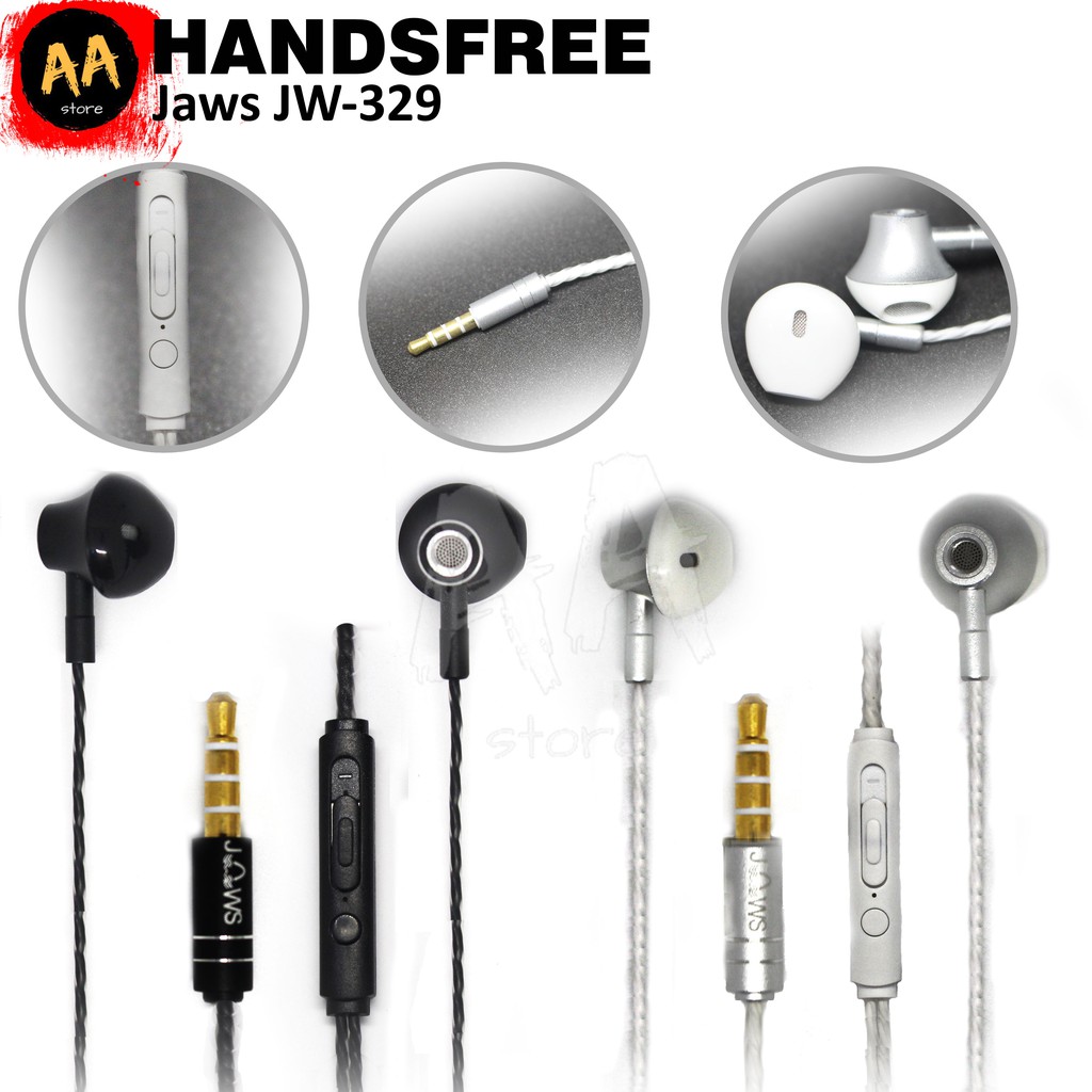 Handsfree/Headset/Earphone Super Mega Bass Jaws JW-329