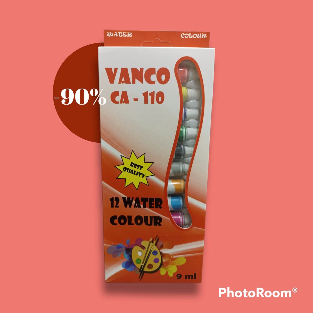 

ROYALE STATIONARY - Cat Air 9ML-12 Warna Colors / Vanco Warna Cerah dan Jelas dan lembut