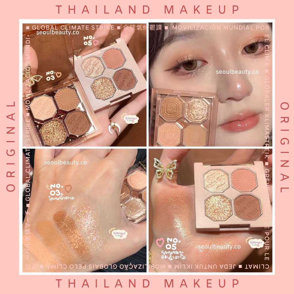 DIKALU Mini Object 4 Color Eyeshadow Korea