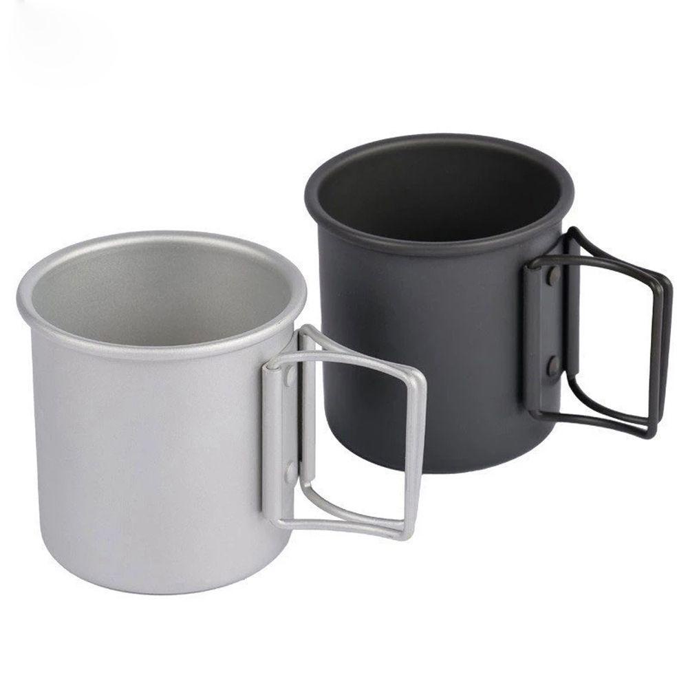 Lanfy Camping Cangkir Set Masak Minum Sendok Garpu Travel Cangkir Air Drink Cup Mug Wisata Peralatan Masak Travel Peralatan Makan Outdoor