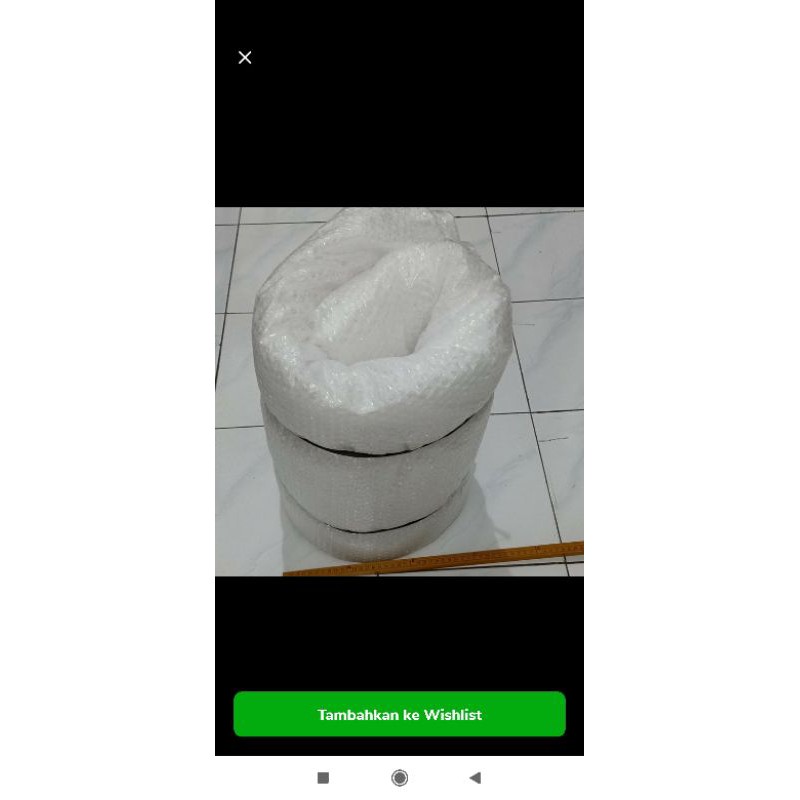 

Bubble wrap murah 5 meter X 125 cm tebal Babel warp putih | buble wrap packing roll termurah
