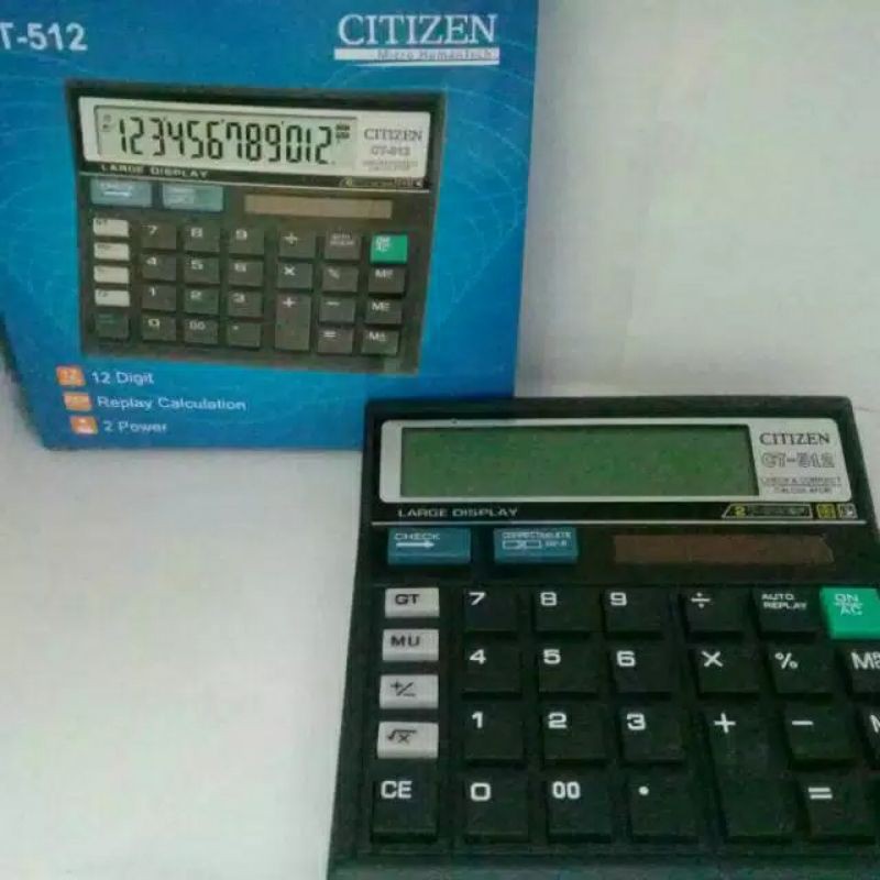 

CAKULATOR CITIZEN CT-512