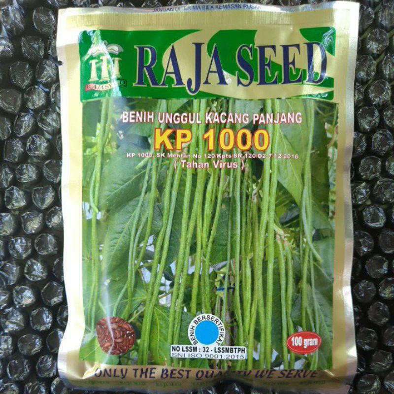Benih Kacang Panjang KP 1000 Raja Seed 100gr Segel