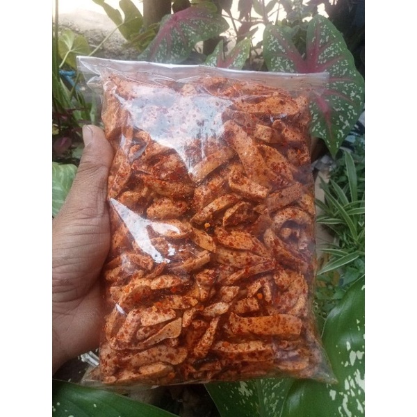 

basreng baso goreng setik viral exstra pedas daun jeruk isi 500grm