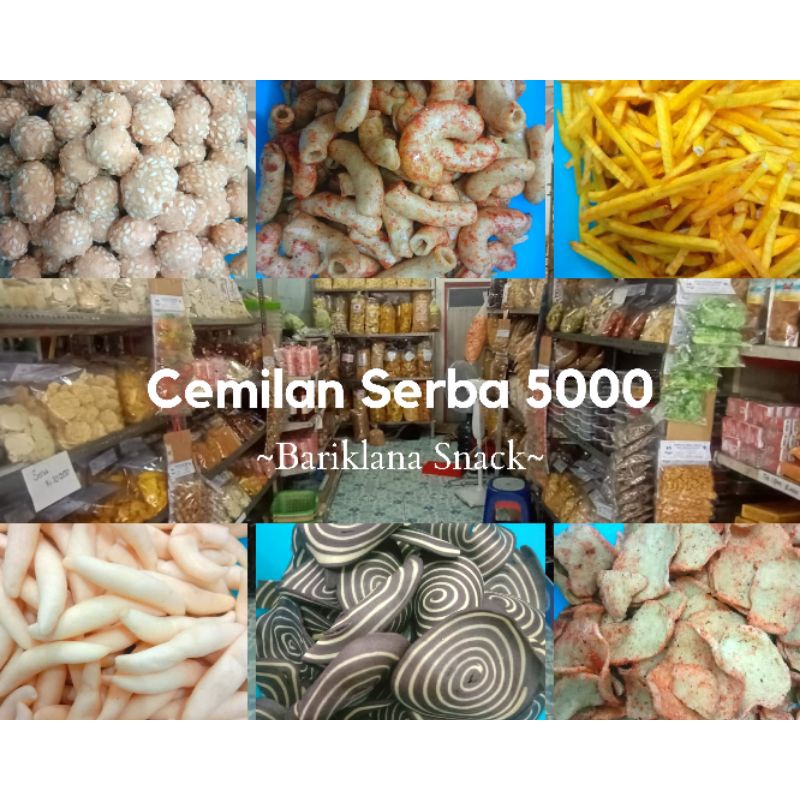 

[Bariklana Snacks] Cemilan mini serba 5000