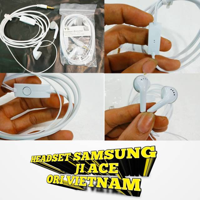 Headset Samsung J1 Ace Ori Vietnam Handsfree Samsung J1 Ace Earphone Samsung J1 Ace