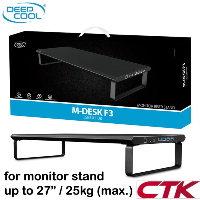 Deepcool M-Desk F3 Deep Cool Meja Alas Monitor Stand Komputer Laptop