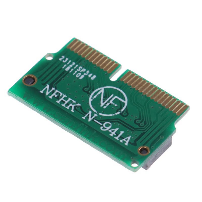 (LUCKID) Kartu adapter Konverter NGFF M.2 NVME SSD Untuk Buku Mac 2013-2015