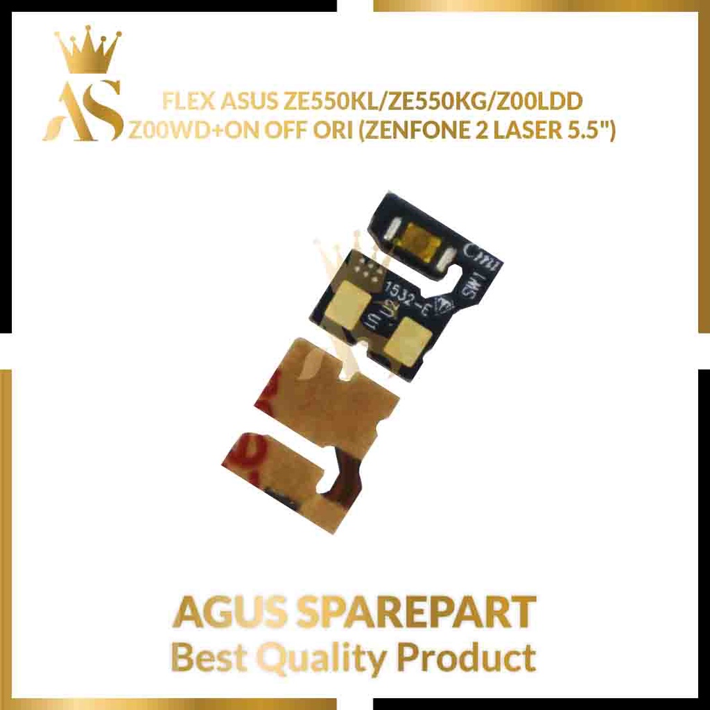 FLEXIBEL ASUS ZE550KL / ZE550KG / Z00LDD / Z00WD + ON OFF ORI (ZENFONE 2 LASER 5.5")
