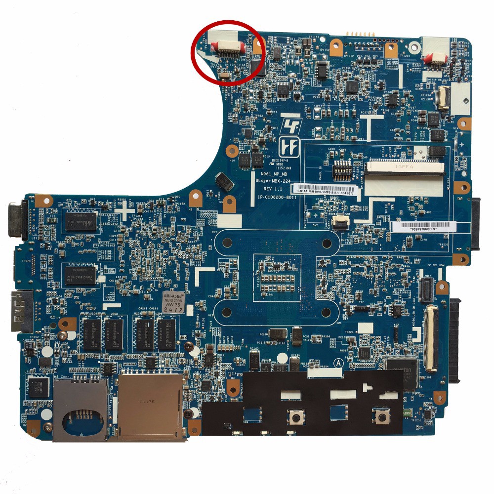 Motherboard Sony VPCEA VPCEB MBX-224