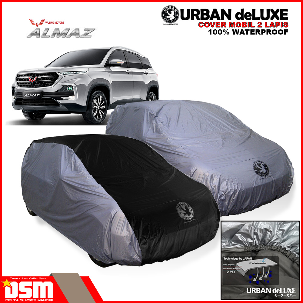 Urban Deluxe Cover Mobil 2 Lapis Wuling Almaz / 100% Waterproof Dan Anti Gores