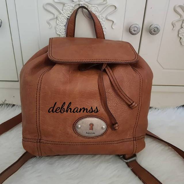 Preloved fossil backpack maddox