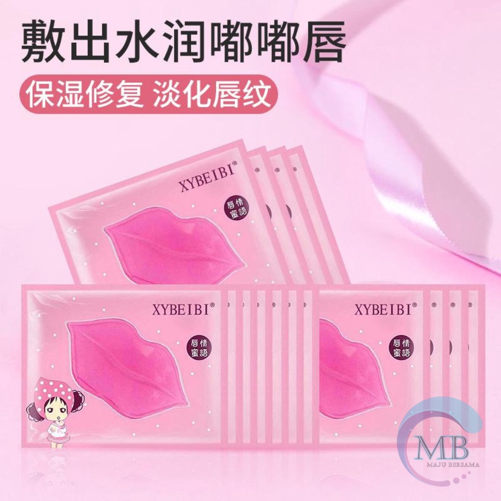 RT41 MASKER BIBIR LIP MASK LIPMASK PELEMBAB BIBIR ANTI KERING PINK COLLAGEN MOISTURIZING MOIST MB2602